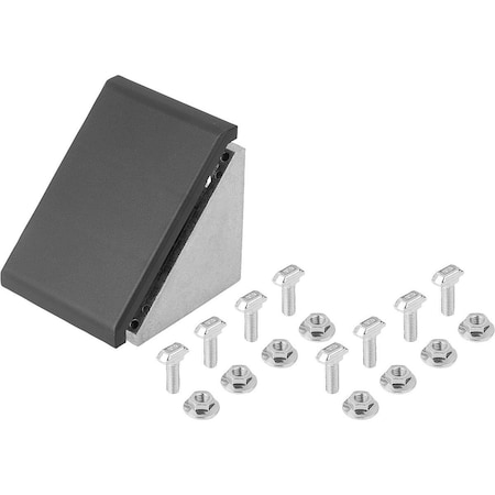 Kipp Angle 86X88X86 Aluminum, Type B, Bn=10 K1046.109090